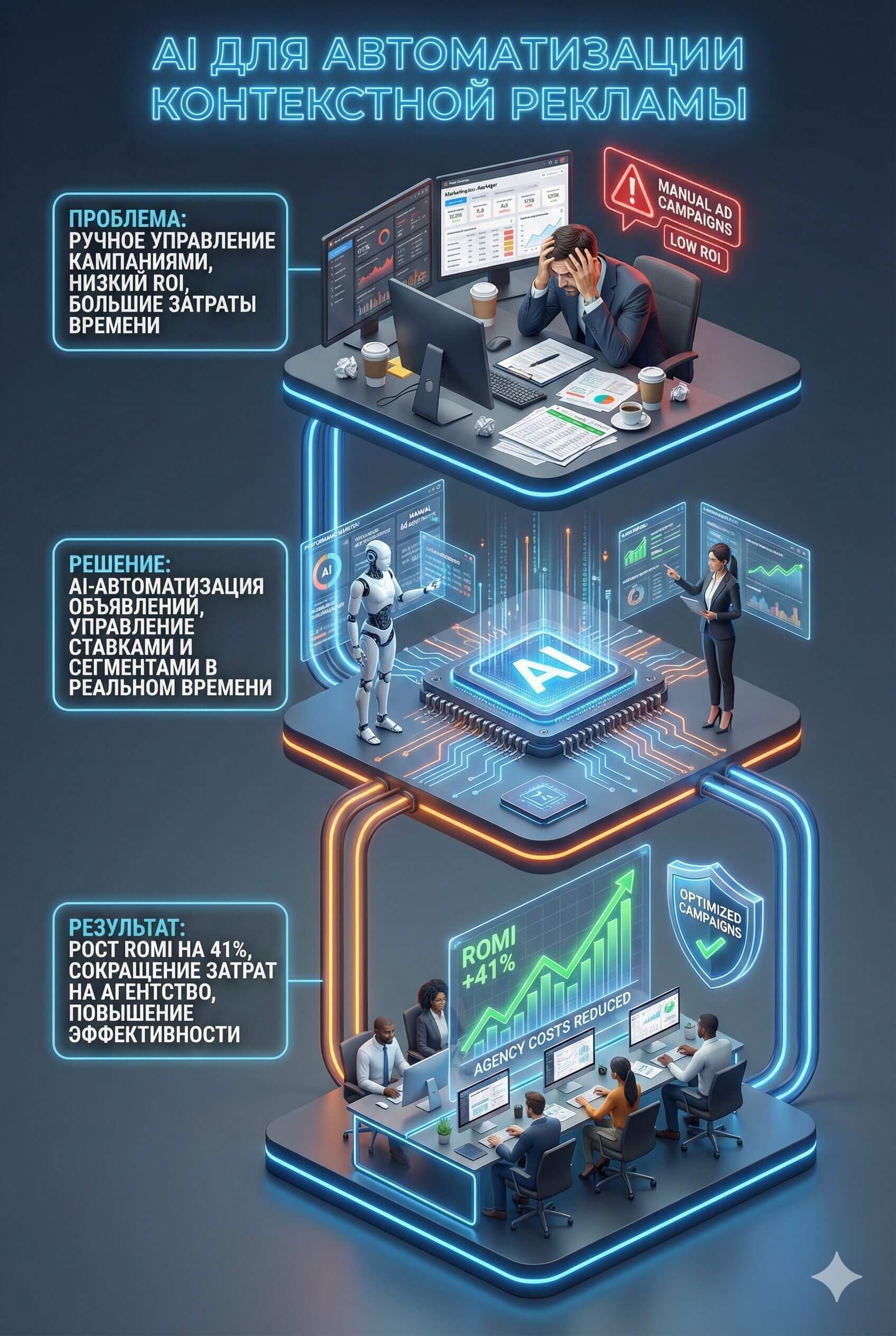 AI для автоматизации контекстной рекламы