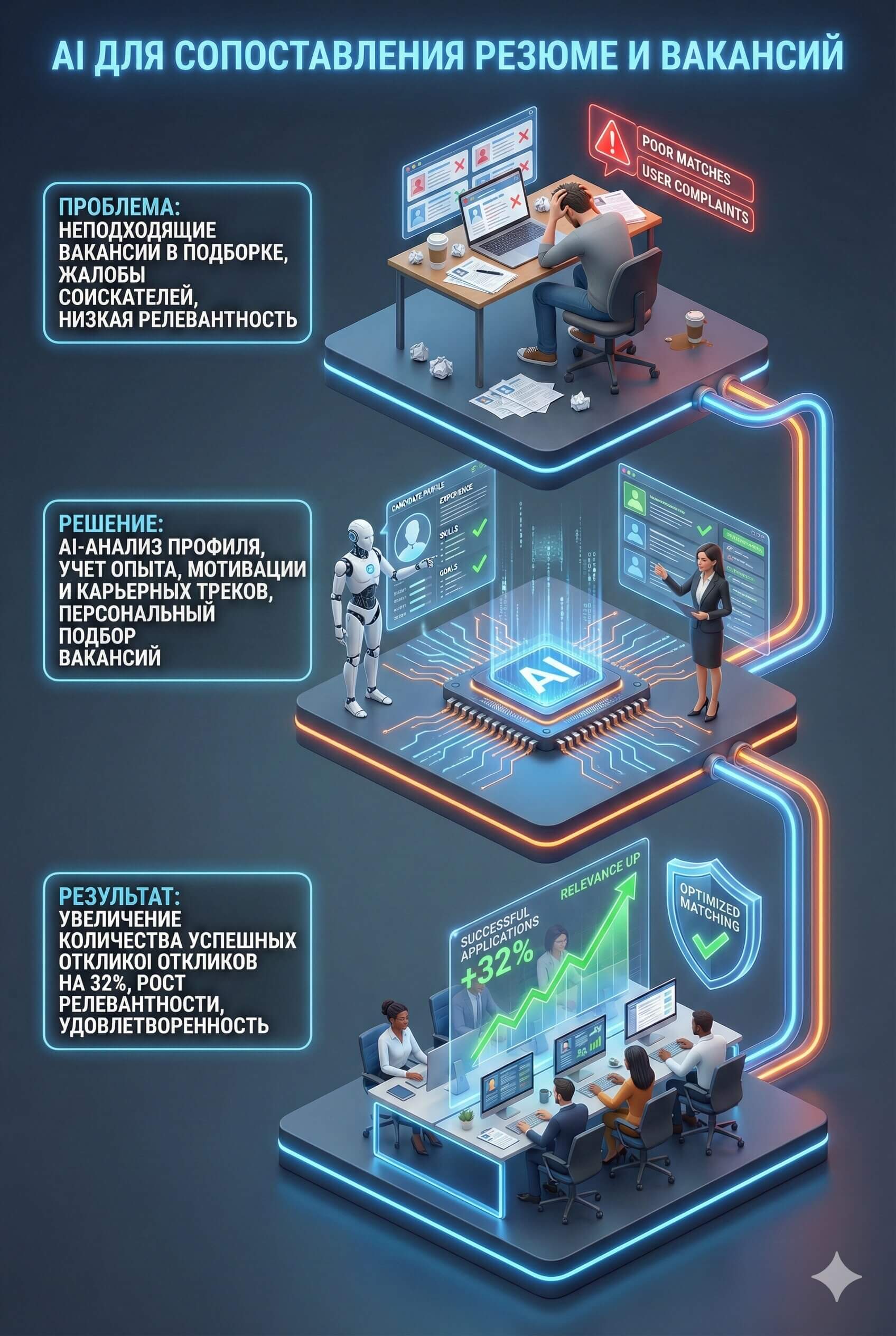 AI для джоб-бордов: персональные рекомендации вакансий