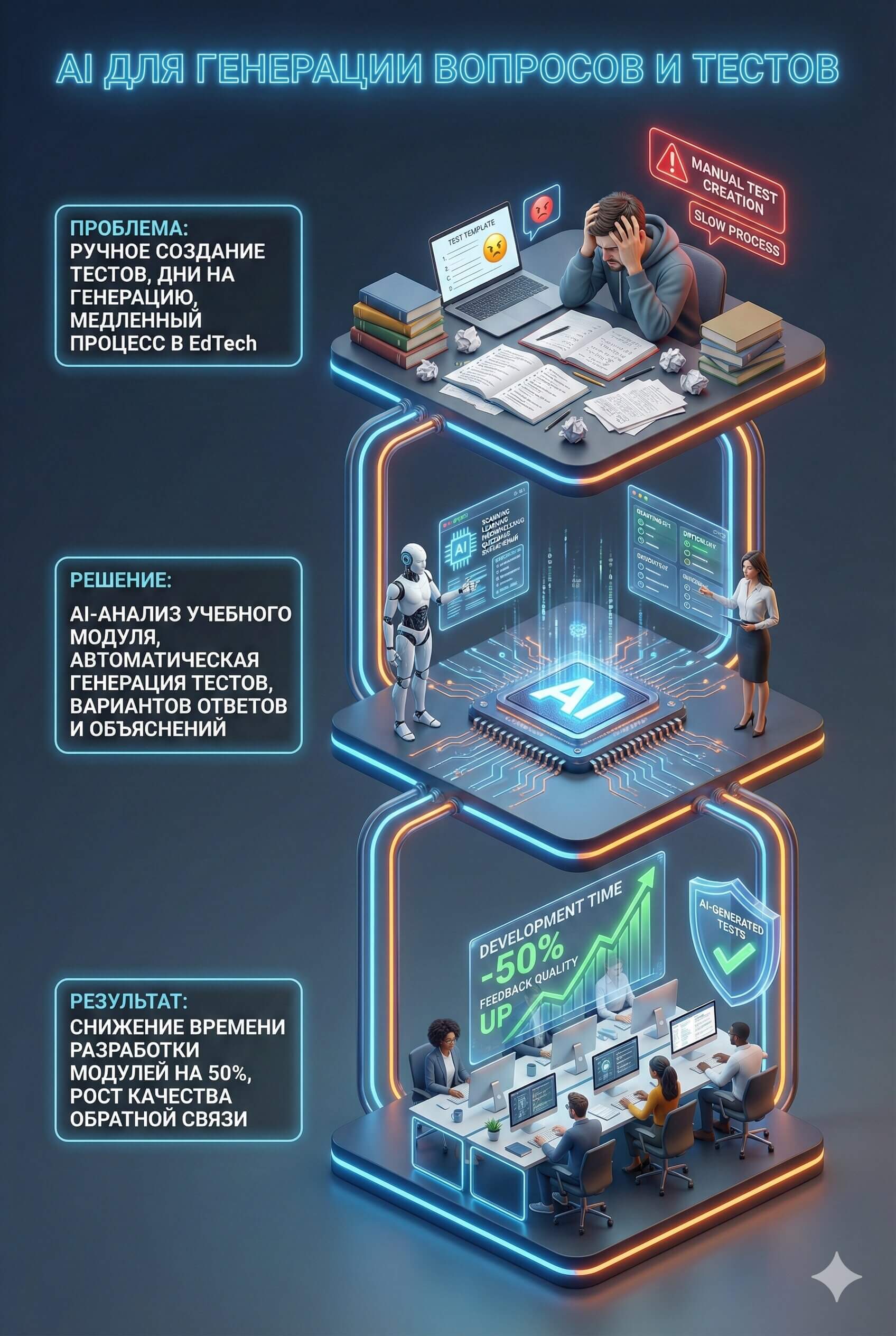 AI для онлайн-образования: автоматическая генерация заданий