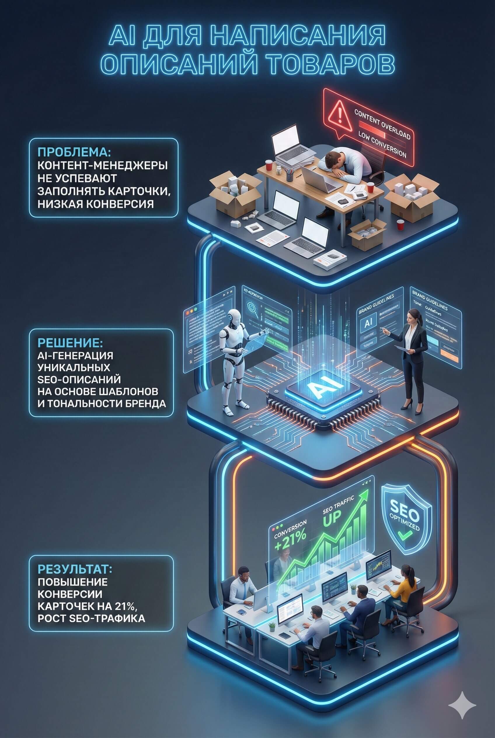 AI-копирайтер для магазина: уникальные карточки товаров