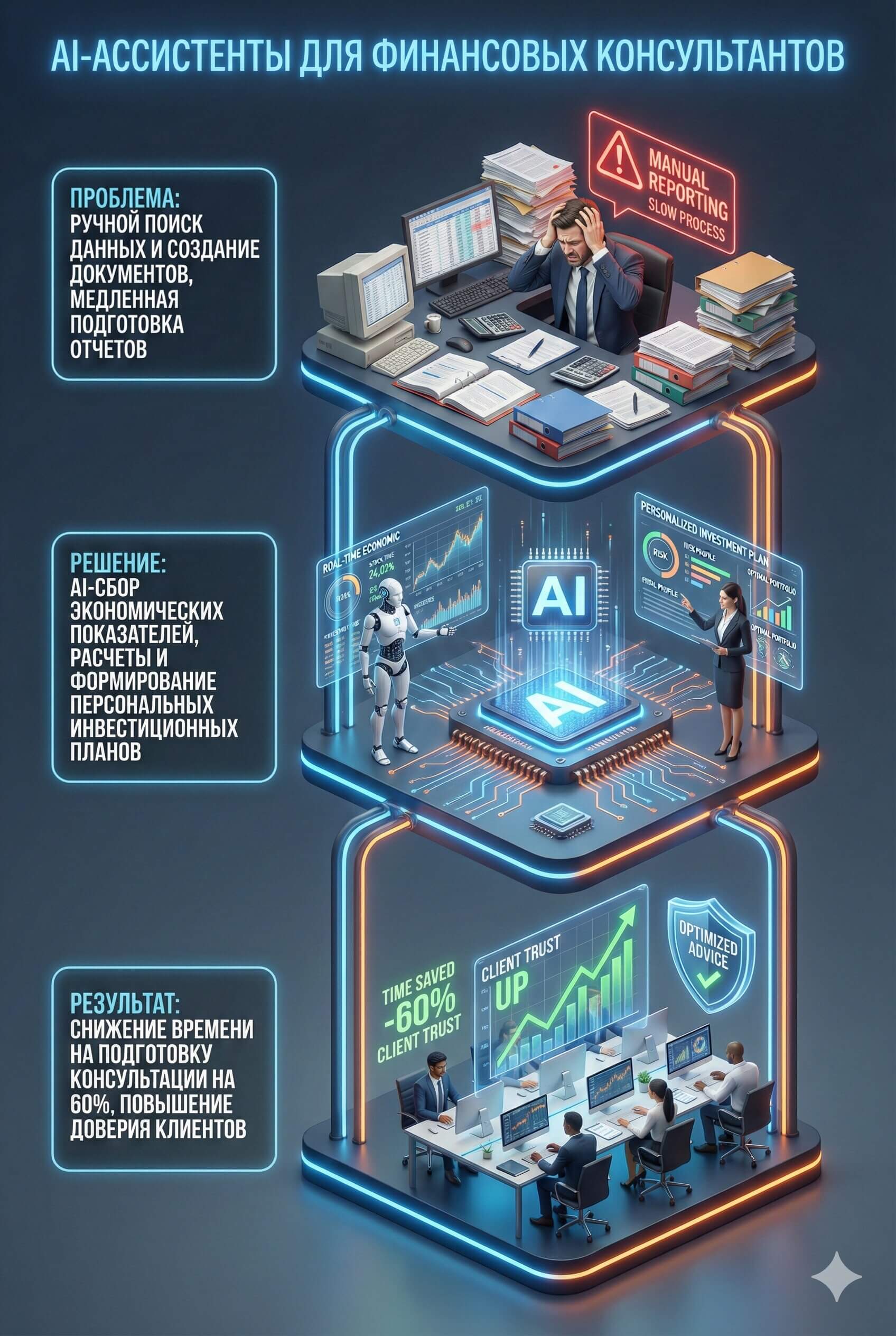 AI в Wealth Management: генерация персональных отчетов