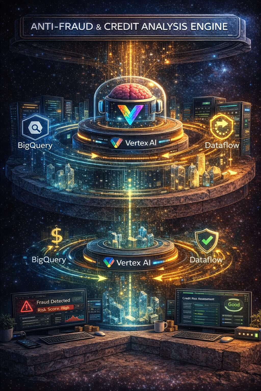 Кредитный анализ и антифрод для финтеха на BigQuery и Vertex AI